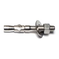 Midwest Fastener Wedge Anchor, 1/2" Dia., 3-3/4" L, Stainless Steel 10 PK 50386